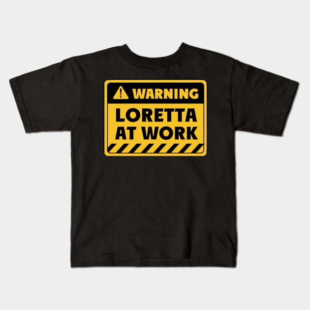 Loretta at work Kids T-Shirt by EriEri